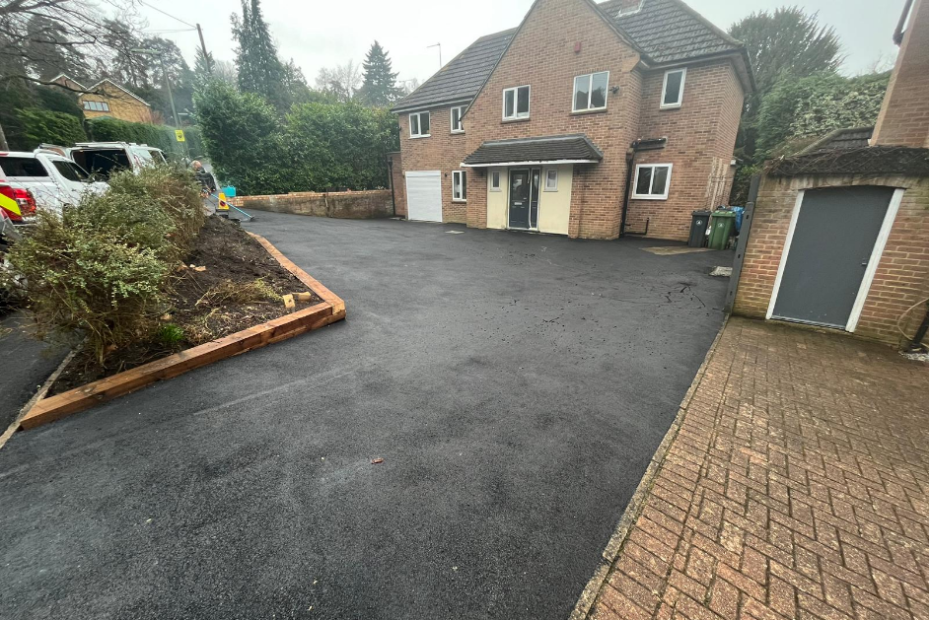 New tarmac driveway